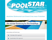 Tablet Screenshot of poolstar.at
